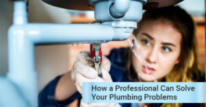 professional solving plumbing issues