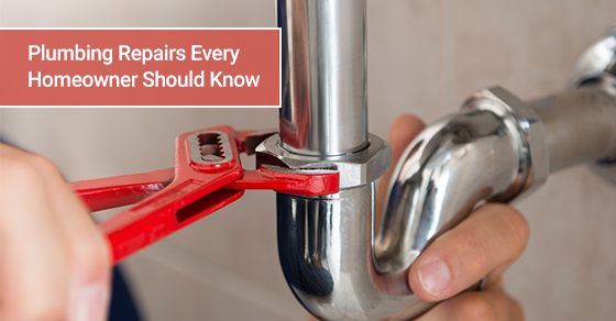 Plumbing repairs every homeowner should know